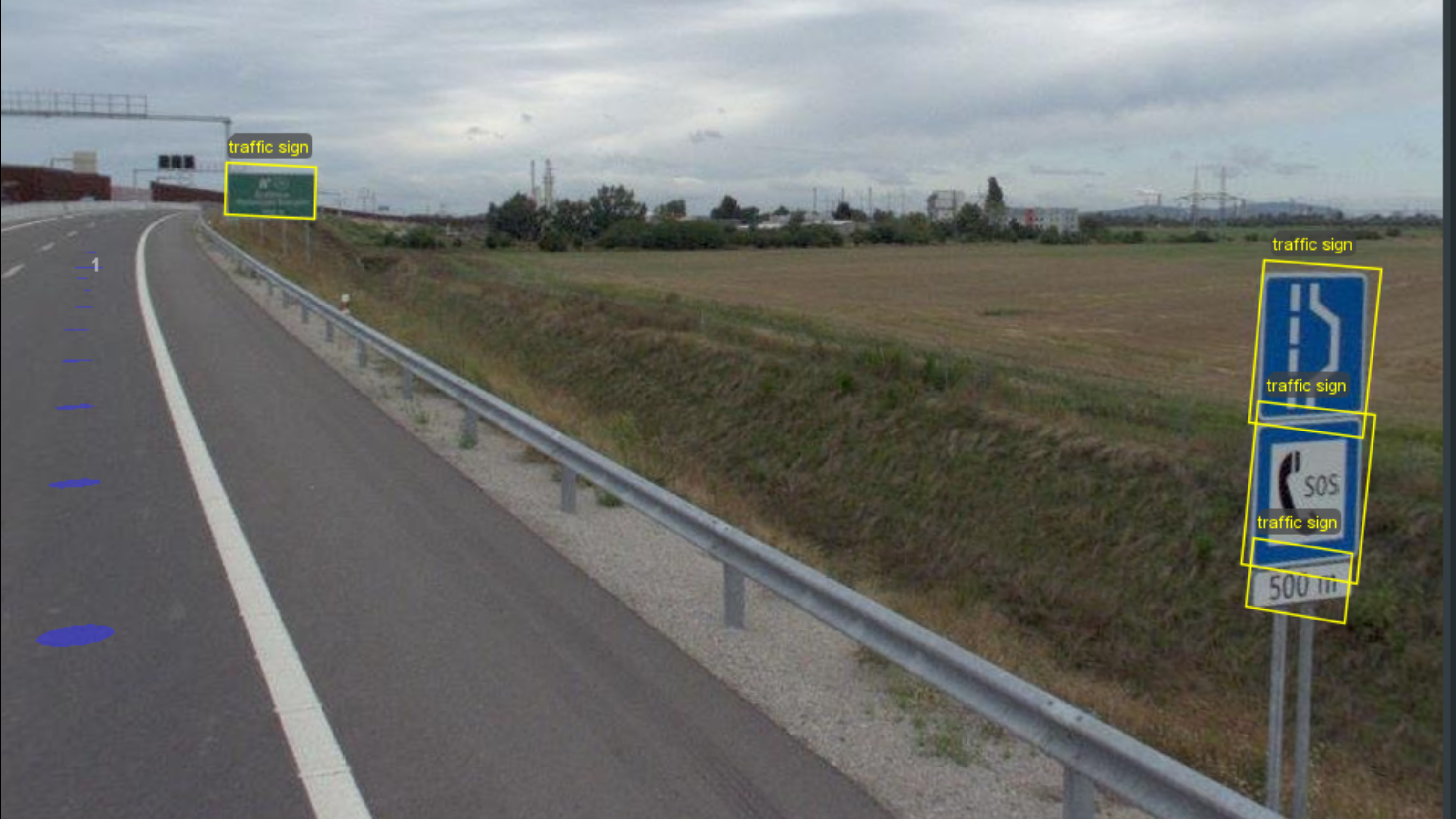 Example 2 – Asset classification for identifying traffic signs on a road. Courtesy of Slovenska.